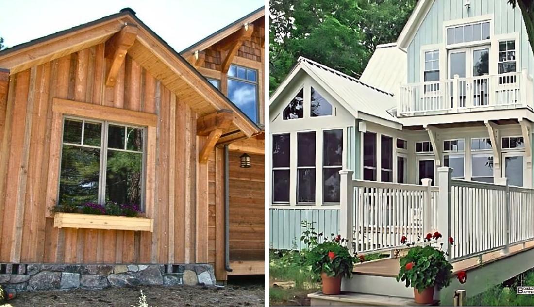 Rustic Board and Batten vs Farm House Style Board and Batten